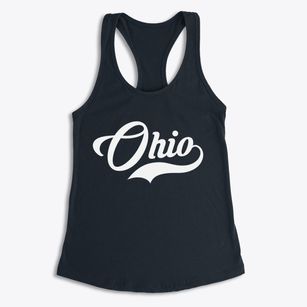Ohio New York Vintage Team Women's Racerback Tank