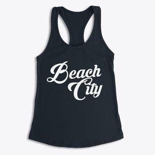 Beach City Ohio Vintage Team Women's Racerback Tank