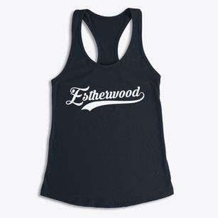 Estherwood Louisiana Vintage Team Women's Racerback Tank