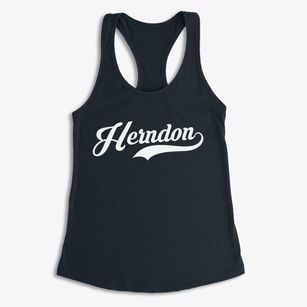 Herndon Virginia Vintage Team Women's Racerback Tank