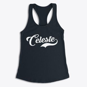 Celeste Texas Vintage Team Women's Racerback Tank