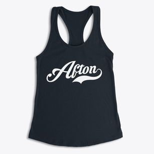 Afton Iowa Vintage Team Women's Racerback Tank