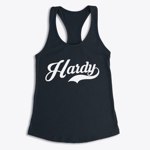 Hardy Arkansas Vintage Team Women's Racerback Tank
