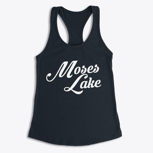 Moses Lake Washington Vintage Team Women's Racerback Tank