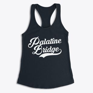 Palatine Bridge New York Vintage Team Women's Racerback Tank