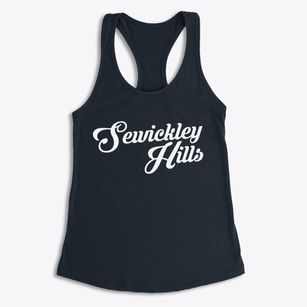 Sewickley Hills Pennsylvania Vintage Team Women's Racerback Tank
