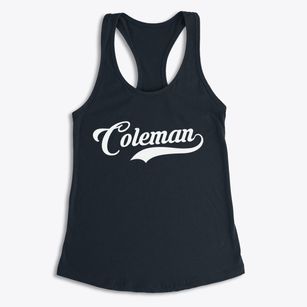 Coleman Wisconsin Vintage Team Women's Racerback Tank