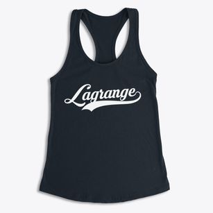 Lagrange Maine Vintage Team Women's Racerback Tank