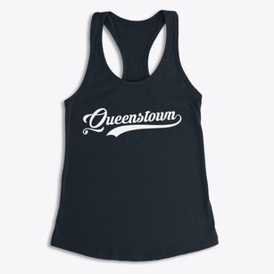 Queenstown Maryland Vintage Team Women's Racerback Tank