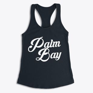 Palm Bay Florida Vintage Team Women's Racerback Tank