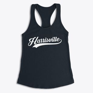 Harrisville New York Vintage Team Women's Racerback Tank
