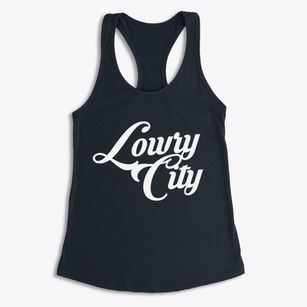 Lowry City Missouri Vintage Team Women's Racerback Tank