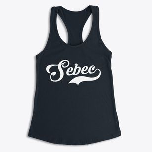 Sebec Maine Vintage Team Women's Racerback Tank