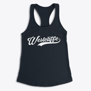 Westcliffe Colorado Vintage Team Women's Racerback Tank