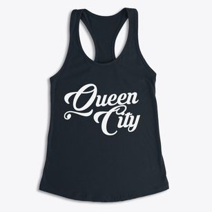 Queen City Missouri Vintage Team Women's Racerback Tank