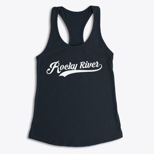 Rocky River Ohio Vintage Team Women's Racerback Tank