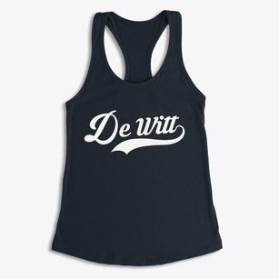 De Witt Nebraska Vintage Team Women's Racerback Tank