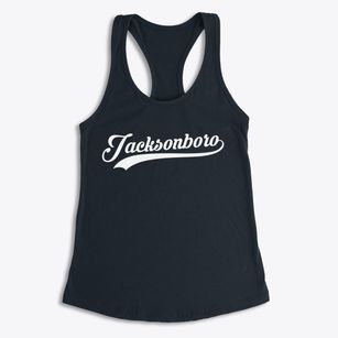 Jacksonboro South Carolina Vintage Team Women's Racerback Tank