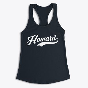 Howard Wisconsin Vintage Team Women's Racerback Tank