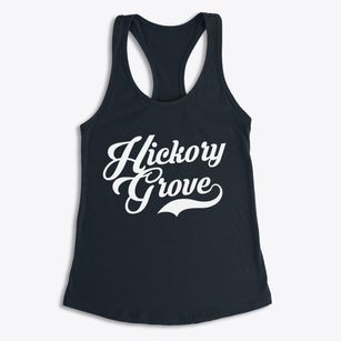 Hickory Grove Wisconsin Vintage Team Women's Racerback Tank
