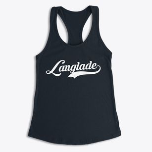 Langlade Wisconsin Vintage Team Women's Racerback Tank