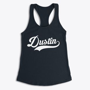 Dustin Oklahoma Vintage Team Women's Racerback Tank