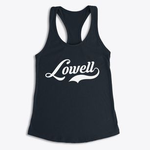 Lowell Maine Vintage Team Women's Racerback Tank