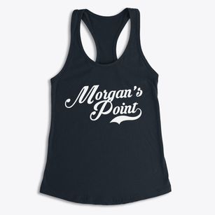 Morgan's Point Texas Vintage Team Women's Racerback Tank