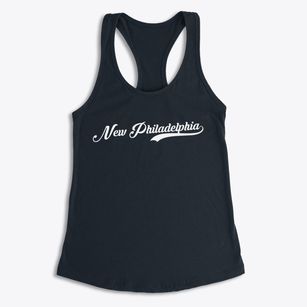 New Philadelphia Ohio Vintage Team Women's Racerback Tank
