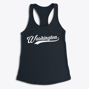 Washington Illinois Vintage Team Women's Racerback Tank
