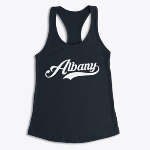 Albany New York Vintage Team Women's Racerback Tank
