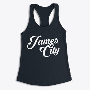 James City Pennsylvania Vintage Team Women's Racerback Tank