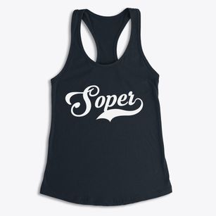 Soper Oklahoma Vintage Team Women's Racerback Tank