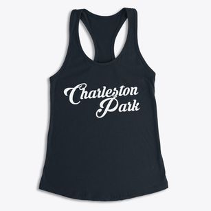 Charleston Park Florida Vintage Team Women's Racerback Tank