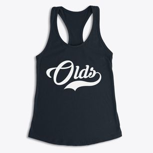 Olds Iowa Vintage Team Women's Racerback Tank