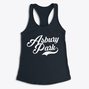 Asbury Park New Jersey Vintage Team Women's Racerback Tank