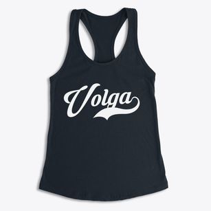 Volga Iowa Vintage Team Women's Racerback Tank