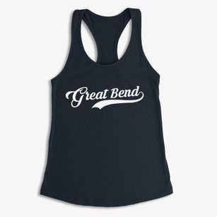 Great Bend Kansas Vintage Team Women's Racerback Tank