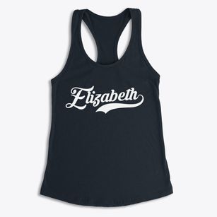 Elizabeth Indiana Vintage Team Women's Racerback Tank