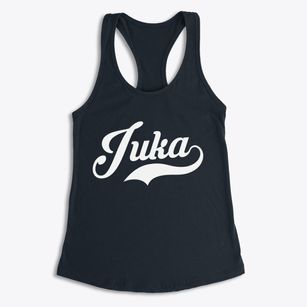 Iuka Kansas Vintage Team Women's Racerback Tank