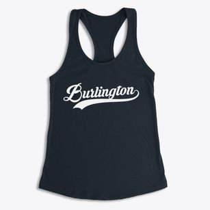 Burlington Oklahoma Vintage Team Women's Racerback Tank