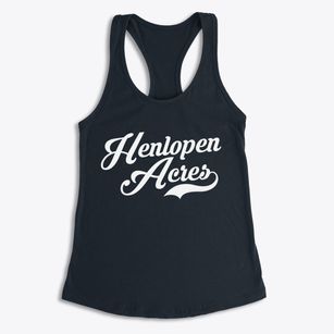 Henlopen Acres Delaware Vintage Team Women's Racerback Tank