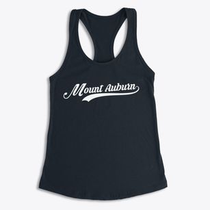 Mount Auburn Indiana Vintage Team Women's Racerback Tank