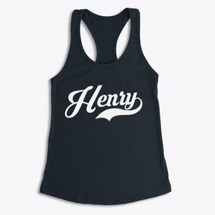 Henry Nebraska Vintage Team Women's Racerback Tank