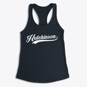Hutchinson Minnesota Vintage Team Women's Racerback Tank