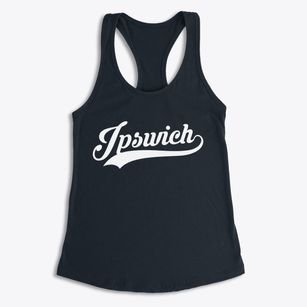 Ipswich Massachusetts Vintage Team Women's Racerback Tank