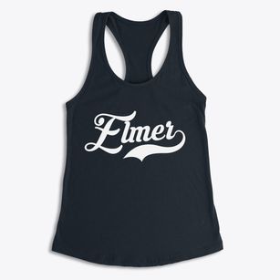 Elmer Oklahoma Vintage Team Women's Racerback Tank