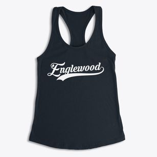 Englewood Kansas Vintage Team Women's Racerback Tank
