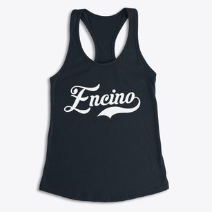 Encino Texas Vintage Team Women's Racerback Tank