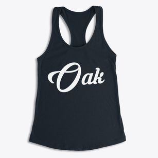 Oak Nebraska Vintage Team Women's Racerback Tank